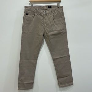 AG Adriano Goldschmied The Tellis slim slim tan jeans